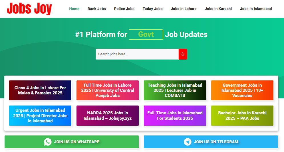 Job Portal For Rana Inam
